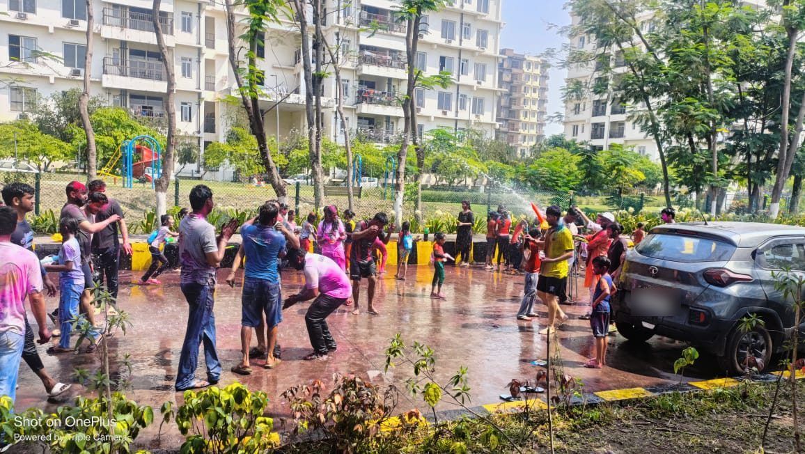 Life gets messier, and better, once you look up. One of our community celebrations.